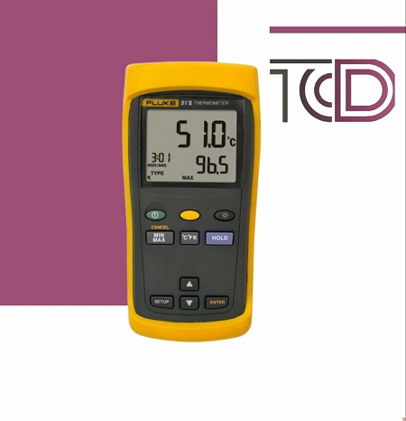 ترمومتر تماسی با دقت بالا فلوک Fluke 51 II