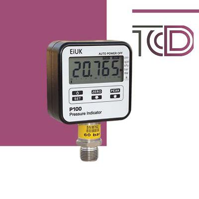 تست گیج فشار دیجیتال (P100 Digital Pressure Testing Gauge EiUK)