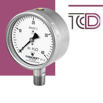 گیج فشار Ashcroft مدل N5500 Capsule Gauge