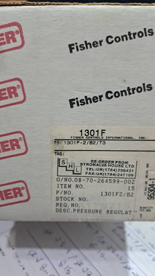 رگلاتور فشار قوی Fisher فیشر (مدل 1301F) (1)
